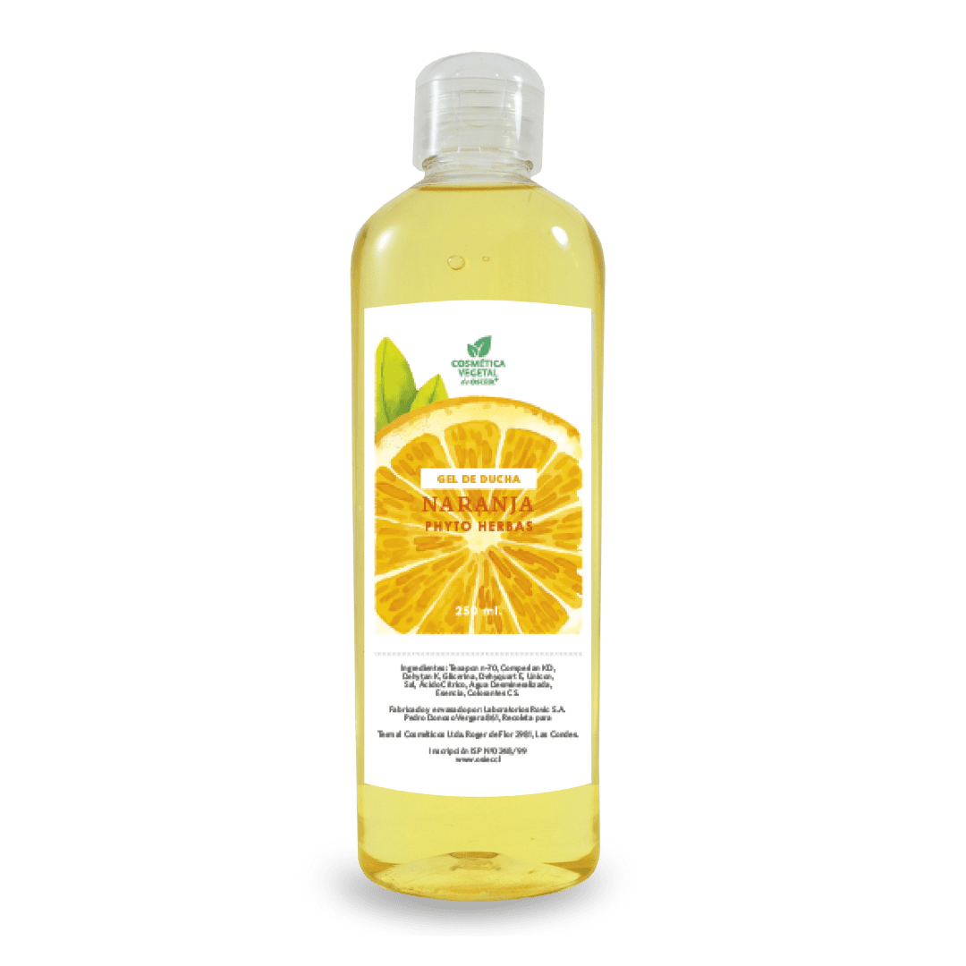 Gel de ducha naranja